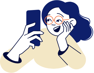 Imagen chica con teléfono